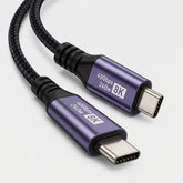 Eplugit USB-C to USB-C Braided Cable 240W, 6.6ft/2m, Black
