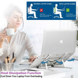 Aluminium laptop stand