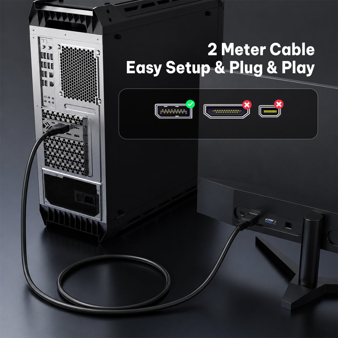 Eplugit DisplayPort to DisplayPort Cable