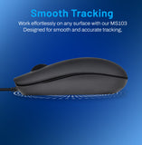 MS103 Wired Mouse 