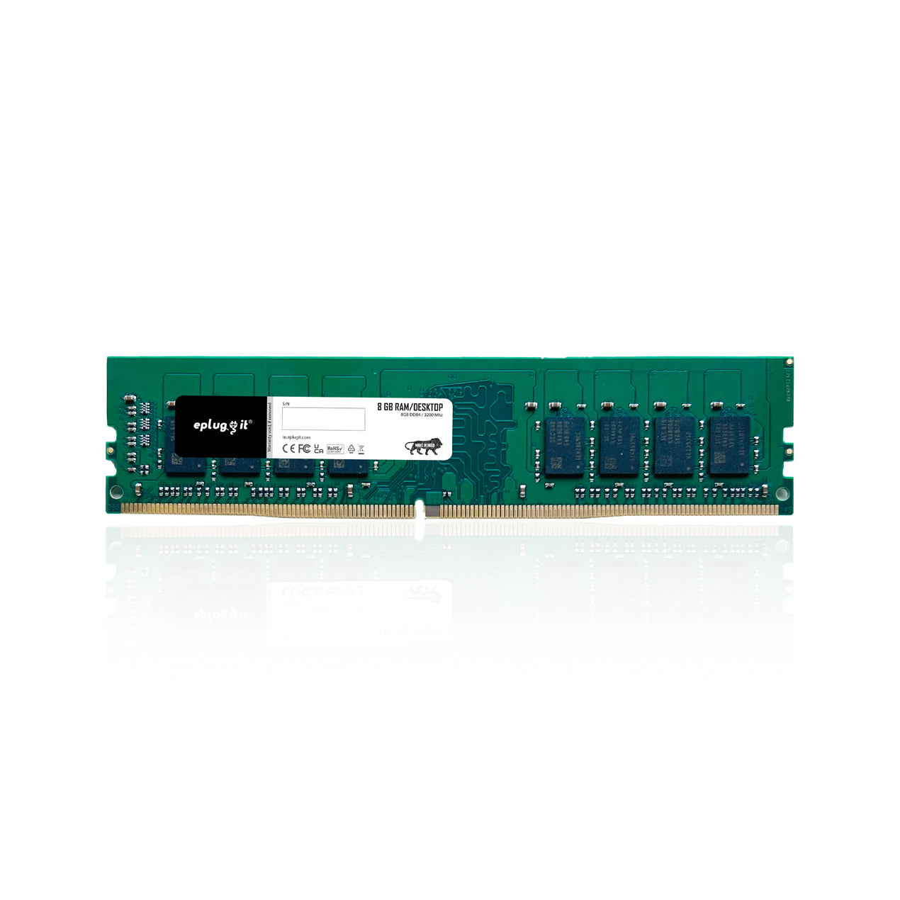 Eagle Ram Memory Eplugit 16GB Desktop RAM DDR4 3200Mhz | 1.3V Memory – Eplugit India