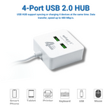 Eplugit 4-In-1 USB 2.0 HUB